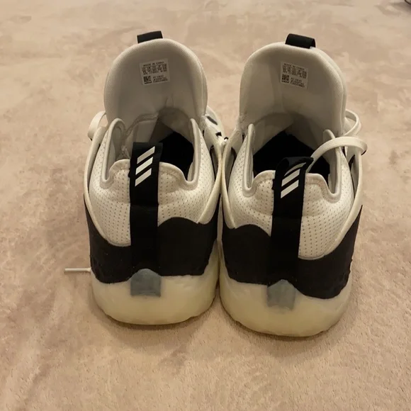 adidas White and Black Athletic Shoes - Picture 3 of 11